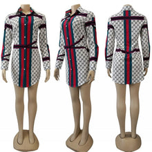 Load image into Gallery viewer, African Women's Dress Dashiki Super Large Fashion Printed Long Sleeve Shirt with Lapel Lady African Dresses for Women 2019 New